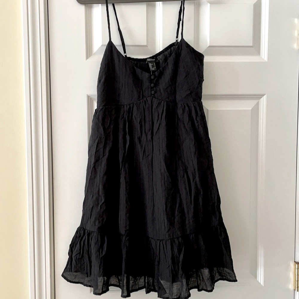 Light Summer Black Sundress